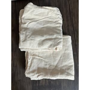 Parachute 100% Linen Pillowcases Set of 2 King Light Yellow